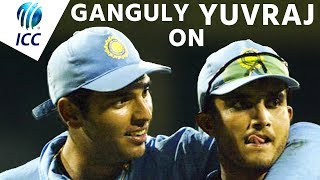 Sourav Ganguly Pays Tribute To Yuvraj Singh  Including 6 Sixes Against Broad  ThankYouYuvi [upl. by Cranston]