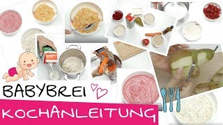 Wir kochen einen Babybrei für Frühstück Nachmittagsbrei und Abendbrei  Das musst du wissen [upl. by Ecyac]