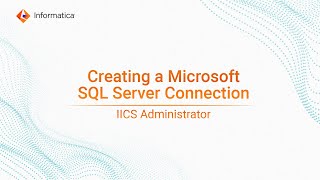 Creating a Microsoft SQL Server Connection in Administrator [upl. by Initof]