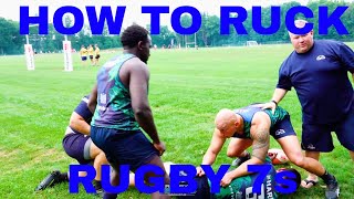 HOW TO RUCK  RUGBY 7s [upl. by Adroj]