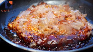 Okonomiyaki Recipe  Japanese Street Food  Savoury Pancake [upl. by Nnyladnarb]