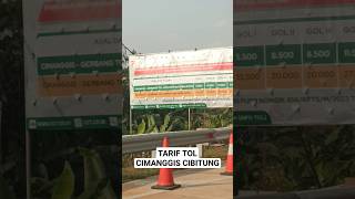 TARIF TOL CIMANGGIS CIBITUNG [upl. by Pederson]