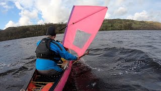 Canoe Sailing rig and technique [upl. by Lund]