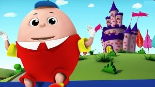 Humpty Dumpty Sat On A Wall  Nursery Rhymes  Kids Songs  3D Rhymes [upl. by Natsuj]