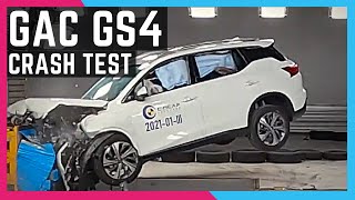 GAC GS4 Crash Test  Trumpchi GS4 [upl. by Hairym29]