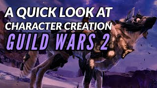 GUILD WARS 2  Character Creation Races amp Classes [upl. by Coster]