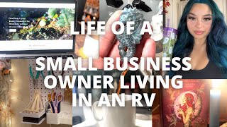 Cozy Witchy Vlog  Painting Coffee amp Visiting a Metaphysical Shop  October 2024  alyssa marie ♡ [upl. by Acirahs]