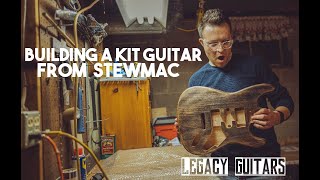 Building A Kit Guitar From StewMac  Ep1  Unboxing and Dye [upl. by Brigid]