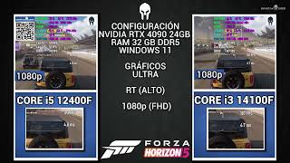 Intel Core i5 12400F VS Intel Core i3 14100F Pruebas Con Nvidia En 1080p [upl. by Akimak]