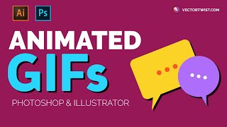 How To Make Animated GIFs with Photoshop and Illustrator 2021 Tutorial [upl. by Iny837]