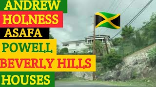 ANDREW HOLNESS amp ASAFA POWELL HOUSES IN BEVERLY HILLS [upl. by Atirahc142]