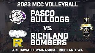 2023 MCC Volleyball  Pasco Bulldogs vs Richland Bombers [upl. by Delora923]