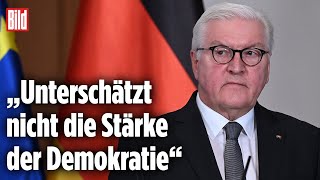 SteinmeierAnsprache „Putin stoppen Sie den Wahnsinn“  BILD Live [upl. by Jessi737]