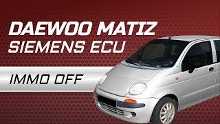 Daewoo Matiz Siemens ECU IMMO OFF with Julie Emulator™ by CarLabImmo [upl. by Edwine319]