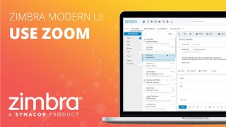 Zimbra Modern UI Demo  Use Zoom [upl. by Dygall]