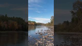 Kennebec River Maine nature mainelife maineoutdoors [upl. by Yeliw]