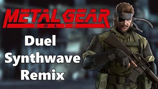 Metal Gear Solid  Synthwave Remix [upl. by Noble]