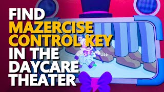 Find Mazercise control key in the Daycare Theater FNAF [upl. by Ahsekim897]