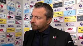 Slavisa Jokanovics final interview as Fulham manager [upl. by Inalak]