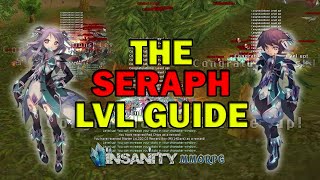 Seraph Fast Leveling Guide  Insanity Flyff [upl. by Eimaraj]