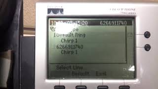 Cisco IP Phone 7940G Ringtones 12 [upl. by Fried]