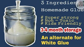 How to make SUPER GLUE  Craft glue WHICH CAN REPLACE WHITE GLUE [upl. by Dewitt]