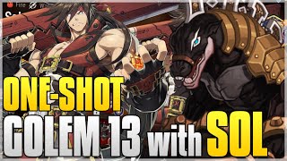 Epic Seven  1SHOT GOLEM 13 with SOL King of Golem [upl. by Nierman]