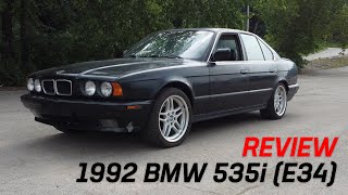 1992 BMW 535i E34  Odds and Ends Review [upl. by Nnylav849]