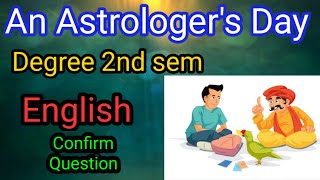 An Astrologers Day Story Explanation inTelugu Degree2nd sem English Trilokya6600Trilokya6600 [upl. by Itirahc]