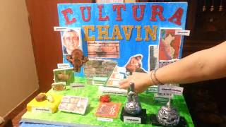 MODELO DE UNA MAQUETA DE LA CULTURA CHAVIN  PRIMARIA [upl. by Giarla763]