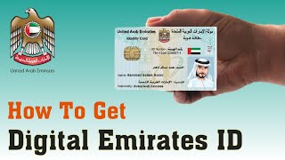 How To Get Digital Emirates ID Card Check Your Visa Status  ICA UAE Smart App [upl. by Bumgardner]