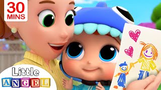 Mommy Mommy I Love You  Little Angel Kids Songs amp Nursery Rhymes [upl. by Yrnehnhoj]