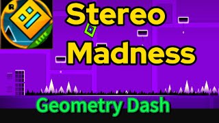 Stereo Madness in 1st Attemptgeometrydash [upl. by Kalie]