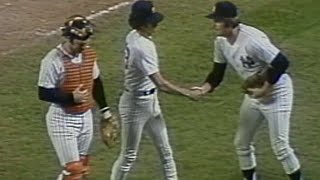 1978 WS Gm3 Guidry gets final out of complete game [upl. by Aihseyt]