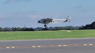 Ford TriMotor Flight Experience – Statesville North Carolina landing 9282024 [upl. by Ishmul554]