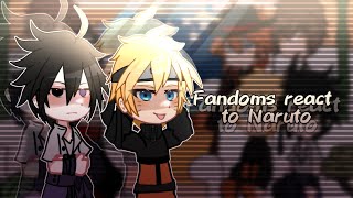 Fandoms react to each other  Naruto  14  lixqr0 [upl. by Dinsmore250]