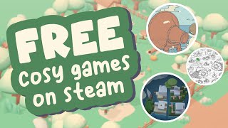 10 of the best FREE cozy PC games steam [upl. by Yadsnil271]