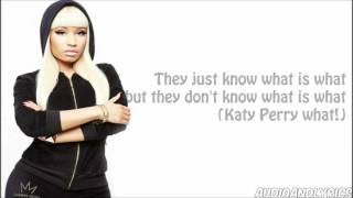 Katy Perry ft Nicki Minaj  Swish Swish Clean Lyrics [upl. by Pettiford]