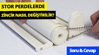 Stor Perde Zinciri Nasıl Değiştirilir  PerdeSiparisicom 0531 245 1714 [upl. by Dawes214]