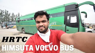 Delhi to Shimla Volvo Bus Journey in HRTC Himsuta [upl. by Hajan]