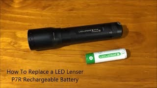 How To Replace a LED Lenser P7R Rechargeable Battery [upl. by Porte52]