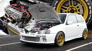 330BHP FULLY BUILT Glanza The Original GR Yaris [upl. by Nahgem256]