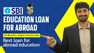 SBI Education Loan for Study Abroad  Interest Rates Benefits amp More  Loans up to 15 Cr 💸 [upl. by Ardnama]