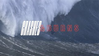 The Greatest Wipeouts From Nazaré  SURFER  Crashes and Burns [upl. by Pantin]