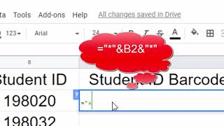 How to create barcodes using Google Sheets [upl. by Price]