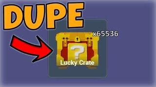 How to DUPE CRATES  Roblox Bedwars [upl. by Bello]