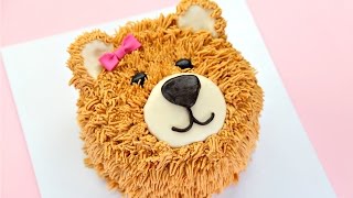 Teddy Bear Cake Decorating  CAKE STYLE [upl. by Phalan]