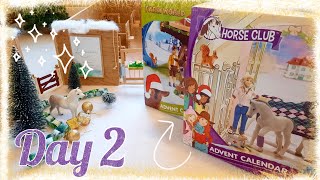 Schleich Farm amp Horse Club Advent Calendar Unboxing  Day 2  Schleich 2020  Schleich Christmas [upl. by Nellek]