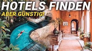 SO FINDET MAN GÜNSTIGE HOTELS auf WELTREISE Günstig Reisen mit unseren Tipps [upl. by Aronid858]