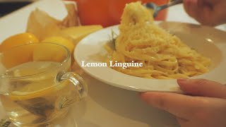 Simple Lemon Linguine Pasta by Nigella lawson Vlog VI [upl. by Dardani828]